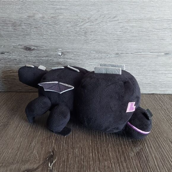 Minecraft Ender Black Dragon Plush Stuffed Animal Video Games Mojang Mattel - Picture 1 of 5
